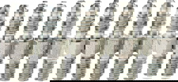 Steel Flared Tube Connector: 1/4