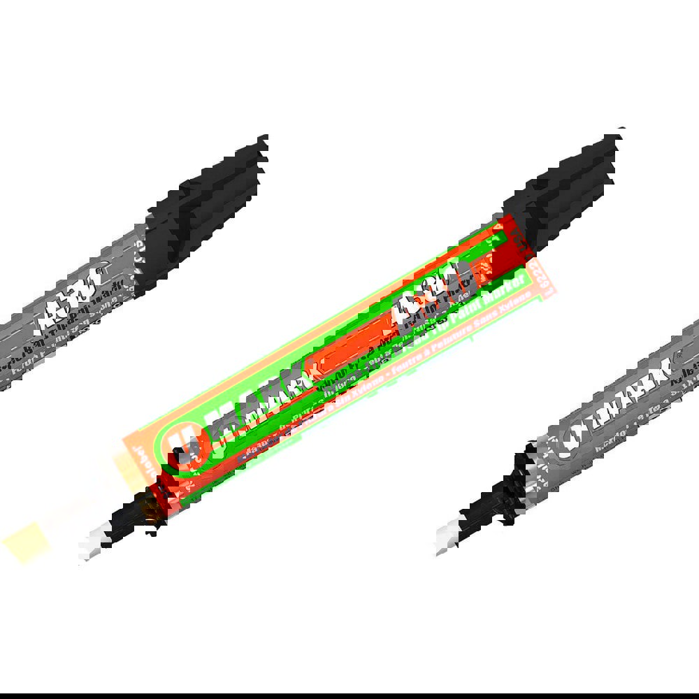 Markers & Paintsticks; Marker Type: Liquid Paint Marker; Tip Shape: Chisel; Color: Black; Ink Type: Xylene-free; Alcohol Base; Fade Resistant; Water Resistant; Tip Type: Broad; Chisel; For Use On: Construction; Steel Fabrication; Welding; Tools; Stroke Wi
