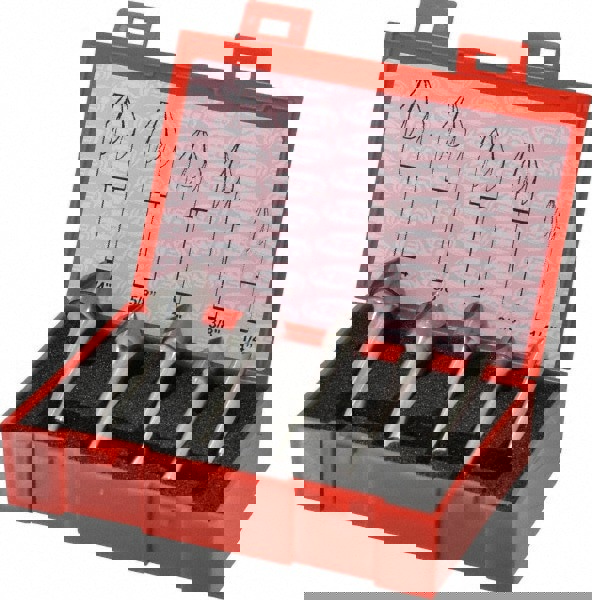 Countersink Set: 5 Pc, 1/4 to 3/4