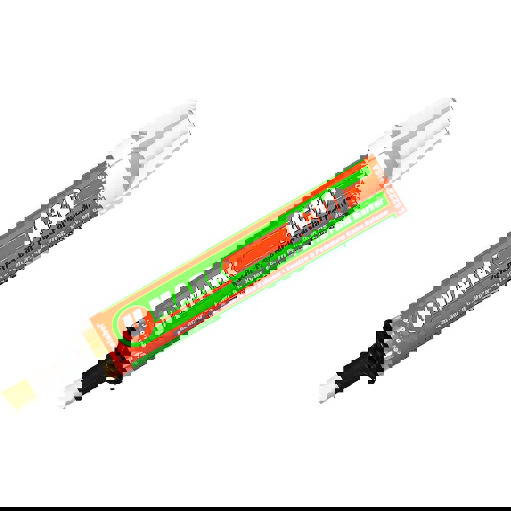 Markers & Paintsticks; Marker Type: Liquid Paint Marker; Tip Shape: Chisel; Color: White; Ink Type: Xylene-free; Alcohol Base; Fade Resistant; Water Resistant; Tip Type: Broad; Chisel; For Use On: Construction; Steel Fabrication; Welding; Tools; Stroke Wi