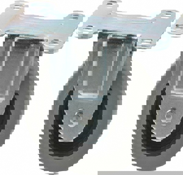 Rigid Top Plate Caster: Polyurethane, 3