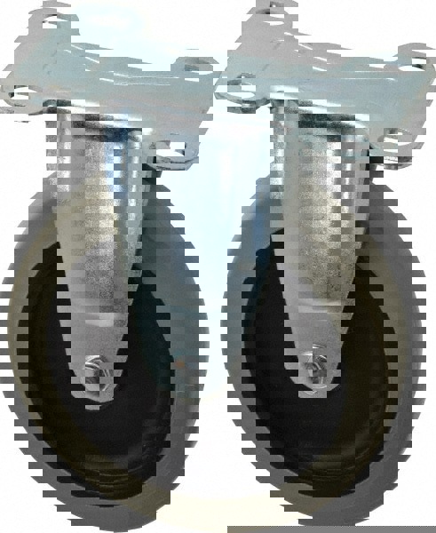 Rigid Top Plate Caster: Polyurethane, 4