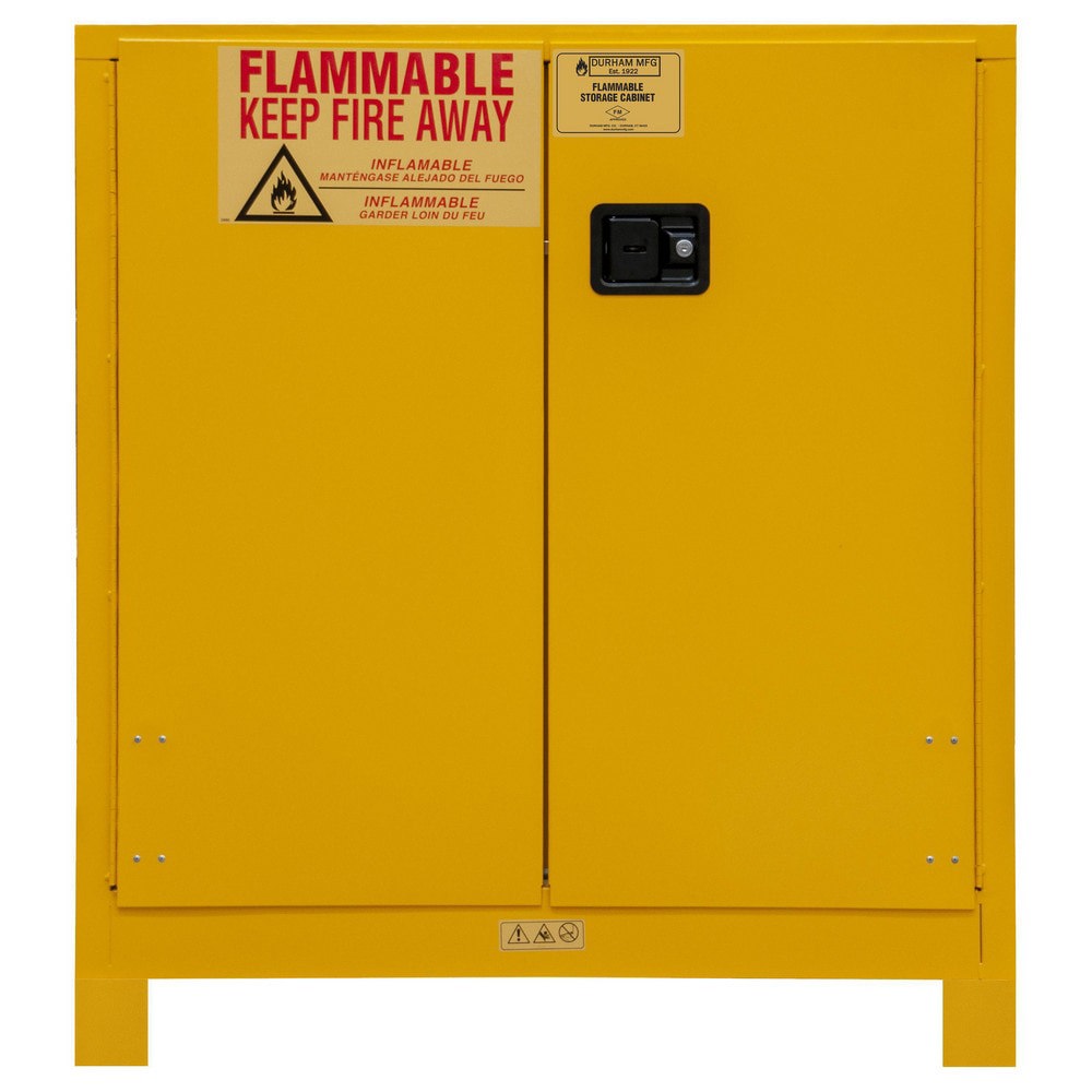 Safety Cabinets; Door Type: Manual Closing ; Adjustable Shelves: Yes ; FM Approved: Yes ; Height (Inch): 50 ; Material: Steel ; Capacity (Gal.): 30.000