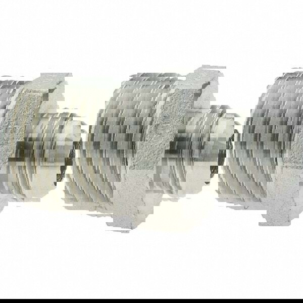 Steel Flared Tube Connector: 3/8