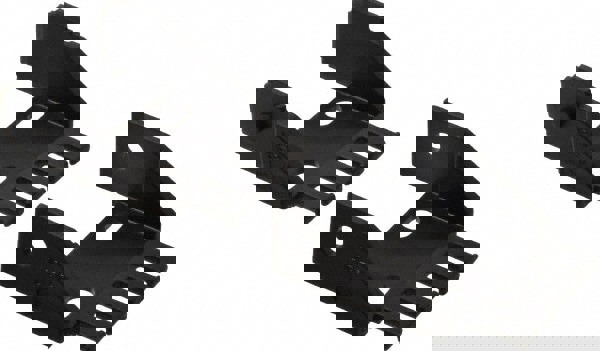 1.93 Inch Outside Width x 0.94 Inch Outside Height, Cable and Hose Carrier Steel Zipper Mounting Bracket Set