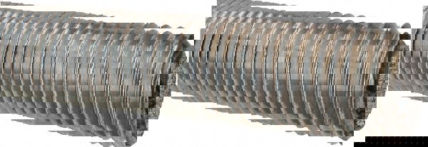 Threaded Rod: 1-1/4-7, 3' Long, Low Carbon Steel