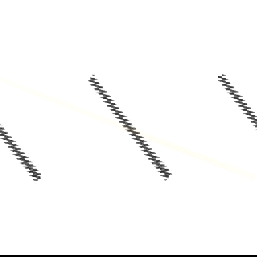 Threaded Rod: 1/4-28, 6' Long, Stainless Steel, Grade 304 (18-8)