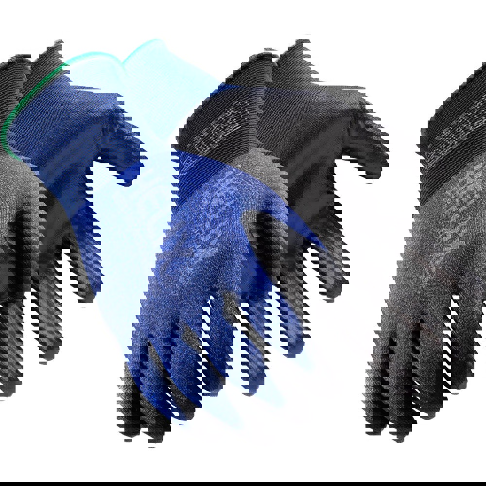 Cut & Puncture Resistant Gloves; Coating Material: Polyurethane ; Coating Coverage: Palm & Fingers ; Glove Type: Cut-Resistant; Puncture-Resistant ; ANSI/ISEA Cut Resistance Level: A1 ; Primary Material: Nylon; Polyurethane; Spandex