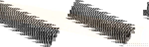 Threaded Rod: 3/8-24, 3' Long, Stainless Steel, Grade 304 (18-8)