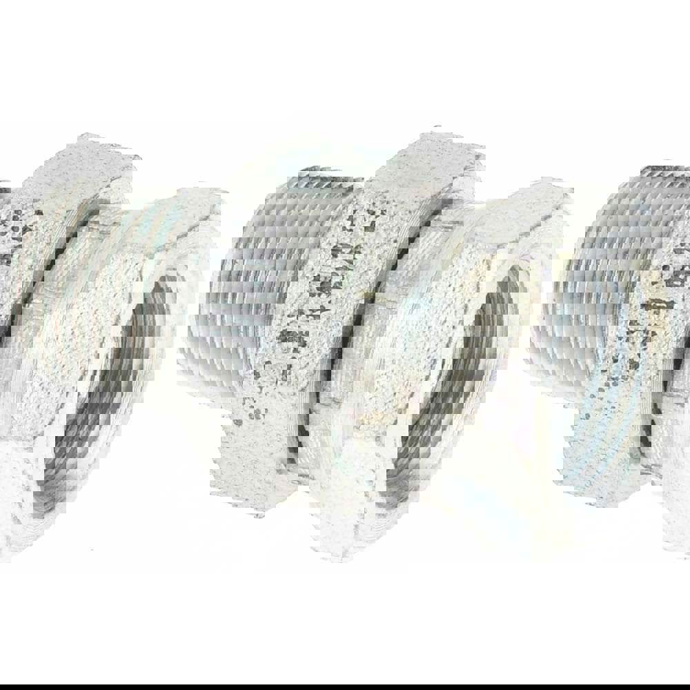 Industrial Pipe Straight Swivel Adapter: 1/8-27 Female Thread, 1/8-27 Male Thread, FNPSM x MNPTF