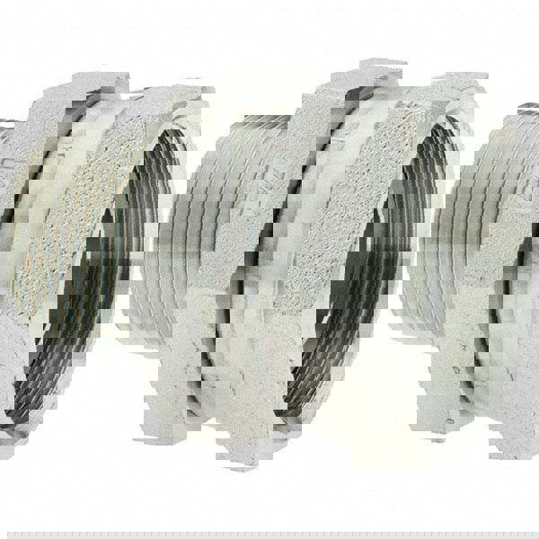 Industrial Pipe Straight Swivel Adapter: 1-11-1/2 Female Thread, 1-1/4-11-1/2 Male Thread, NPTF x NPTM