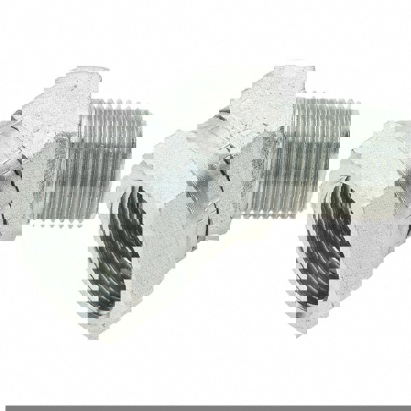 Industrial Pipe 45 &deg; Elbow Swivel Adapter: FNPSM x MNPTF