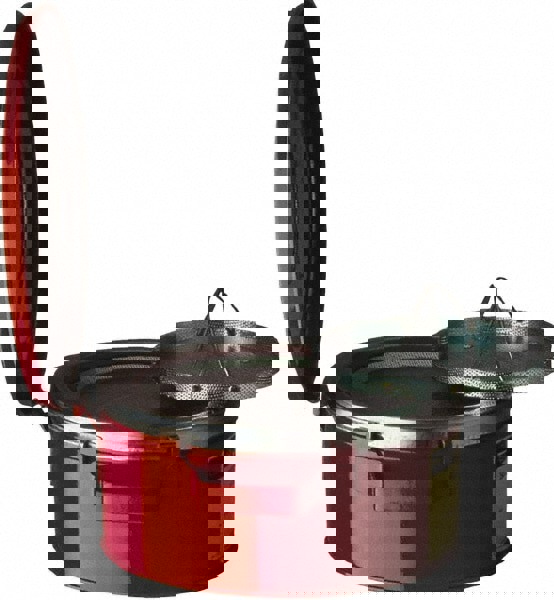 Safety Bench Cans & Dip/Wash Tanks; Type: Bench Can; Capacity (pt.): 1.0 gal (US); Can Material: Steel; Capacity: 1.0 gal (US); Capacity (Qt.): 1.0 gal (US); Color: Red; Capacity (Gal.): 1.00; 1.0 gal (US); Material: Coated Steel; Dasher Plate Material: S