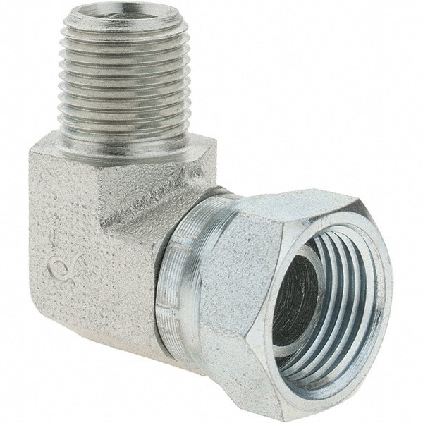 Industrial Pipe 90 &deg; Swivel Elbow: FNPSM x MNPTF
