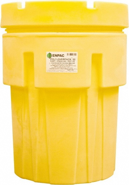 Overpack & Salvage Drums; Product Type: Salvage Drum; Total Capacity (Gal.): 95.00; Maximum Container Size (Gal.): 95.00; Closure: Screw-On Lid; Closure Type: Screw-On Lid; Inside Height (Decimal Inch): 40.5 in; Inside Height (Inch): 40-1/2; Outside Heigh