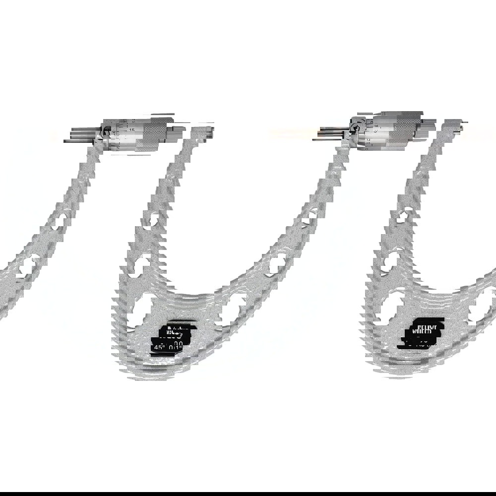Mechanical Outside Micrometer Set: 23 Pc, 0 to 12