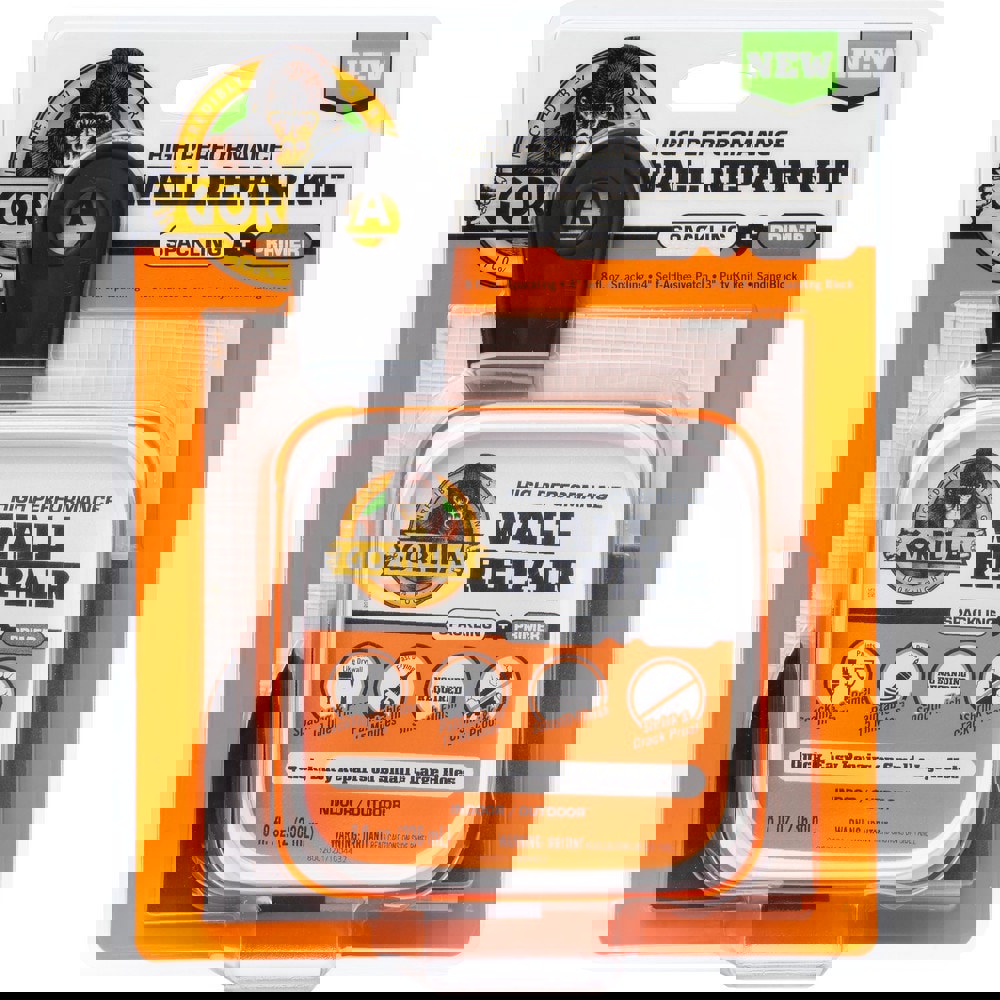 Drywall & Hard Surface Compounds; Product Type: Drywall & Plaster Repair ; Color: White ; Container Size: 8 oz ; Container Type: Kit ; Coverage: 1 sq in per oz ; VOC Content (g/L): 1