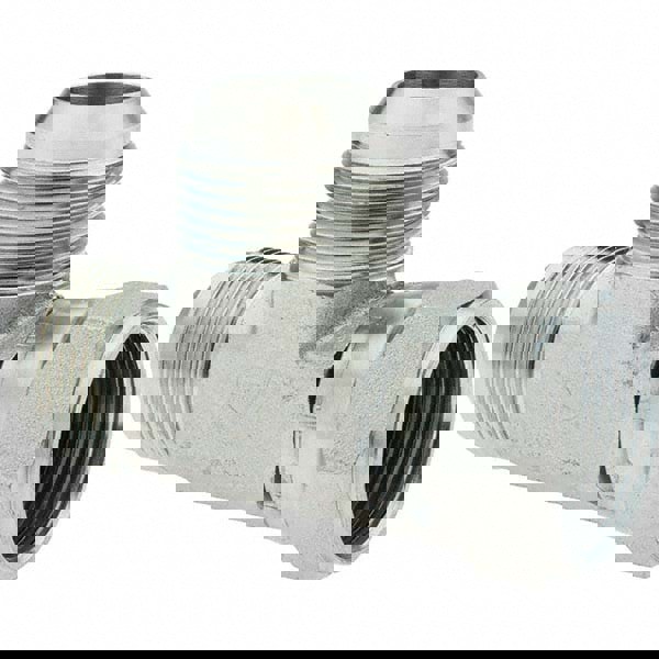 Steel Flared Tube Swivel Run Tee: 1