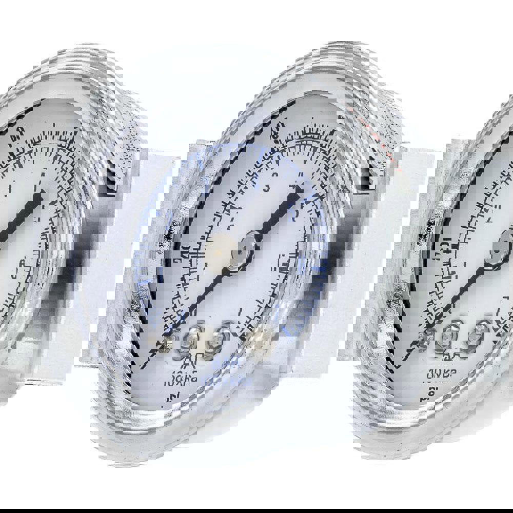 Pressure Gauges; Gauge Type: Utility Gauge ; Scale Type: Dual ; Accuracy (%): 3-2-3% ; Dial Type: Analog ; Thread Type: NPT ; Bourdon Tube Material: Bronze