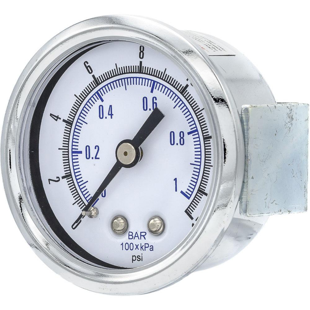 Pressure Gauges; Gauge Type: Utility Gauge ; Scale Type: Dual ; Accuracy (%): 3-2-3% ; Dial Type: Analog ; Thread Type: 1/4