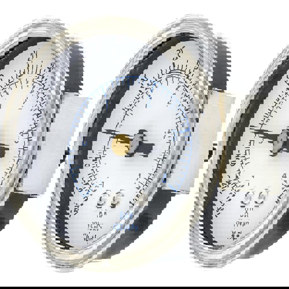 Pressure Gauges; Gauge Type: Utility Gauge ; Scale Type: Dual ; Accuracy (%): 3-2-3% ; Dial Type: Analog ; Thread Type: 1/4