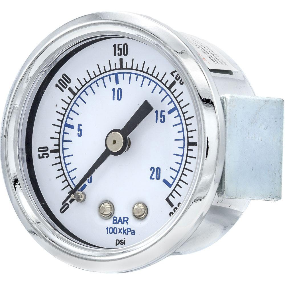 Pressure Gauges; Gauge Type: Utility Gauge ; Scale Type: Dual ; Accuracy (%): 3-2-3% ; Dial Type: Analog ; Thread Type: NPT ; Bourdon Tube Material: Bronze