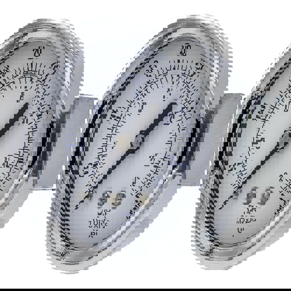Pressure Gauges; Gauge Type: Utility Gauge ; Scale Type: Dual ; Accuracy (%): 3-2-3% ; Dial Type: Analog ; Thread Type: 1/4