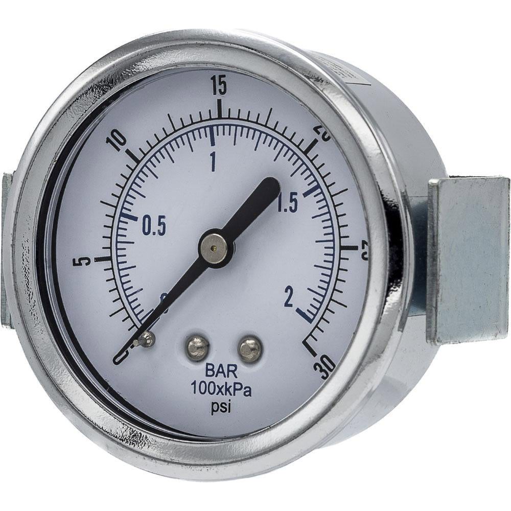 Pressure Gauges; Gauge Type: Utility Gauge ; Scale Type: Dual ; Accuracy (%): 3-2-3% ; Dial Type: Analog ; Thread Type: NPT ; Bourdon Tube Material: Bronze