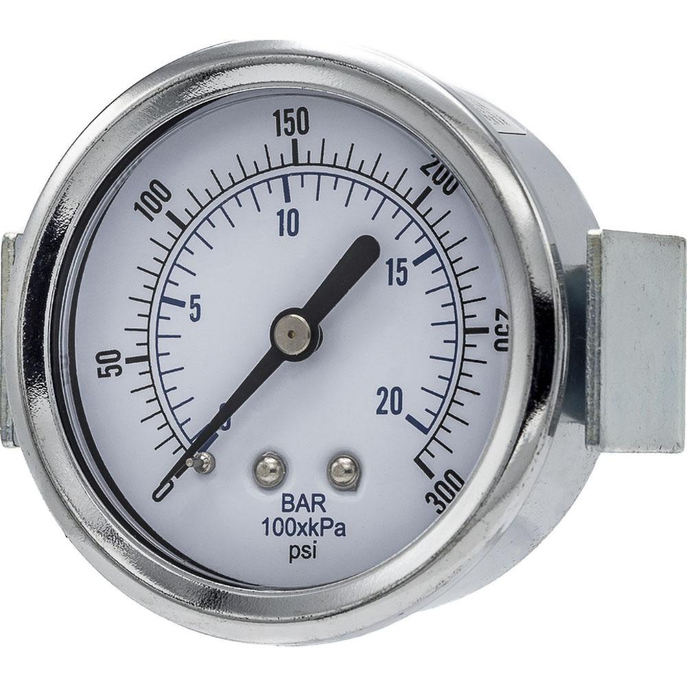 Pressure Gauges; Gauge Type: Utility Gauge ; Scale Type: Dual ; Accuracy (%): 3-2-3% ; Dial Type: Analog ; Thread Type: NPT ; Bourdon Tube Material: Bronze
