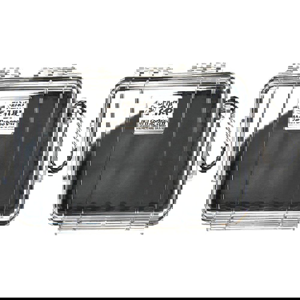 1040 MICRO CASE BLK W/CLEAR LID LINER 6.