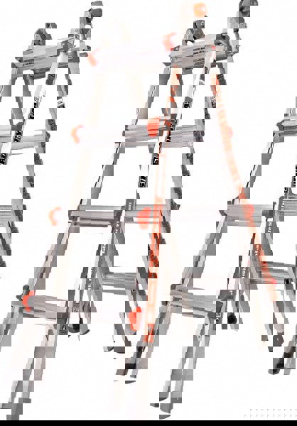 14-Step Aluminum Step Ladder: Type IAA, 15' High