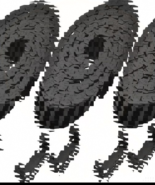 6 Ft. Long, Igumid G, Fixed Open Cable and Hose Carrier