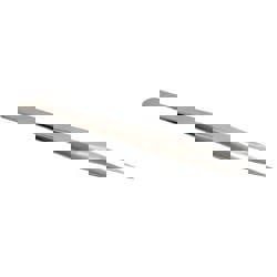 Precision Tweezer: 3-SS, Stainless Steel, Very Fine Tip, 4-3/4