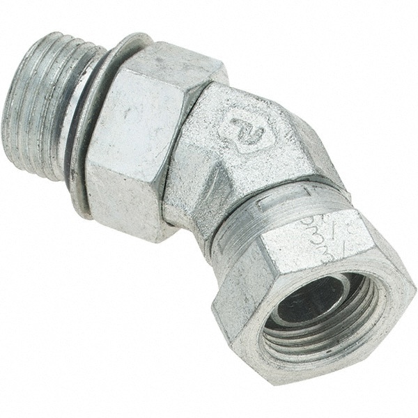 Hydraulic Hose Swivel Elbow Adapter: 6 m