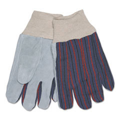 Gloves: Size L, Cotton-Lined, Cowhide
