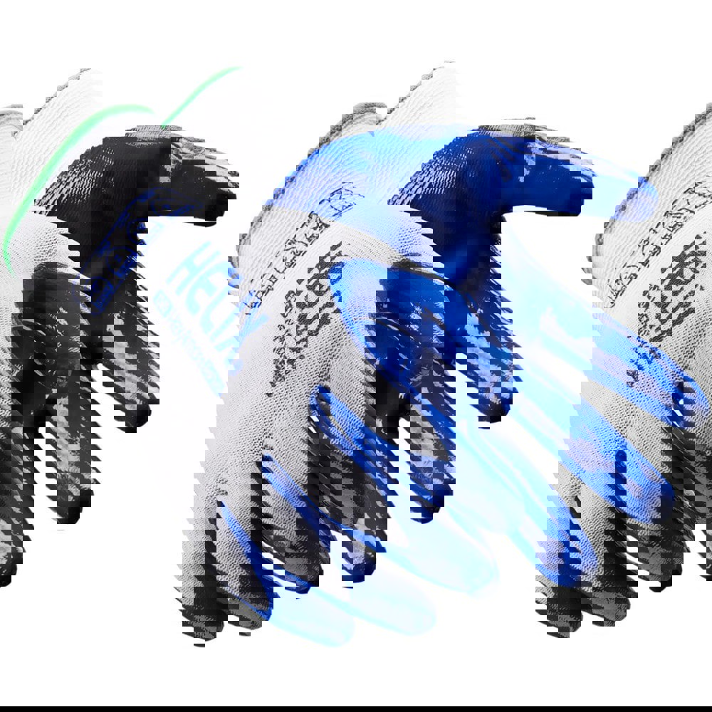 Cut & Puncture Resistant Gloves; Coating Material: Nitrile ; Coating Coverage: Palm & Fingers ; Glove Type: Cut-Resistant; Puncture-Resistant ; ANSI/ISEA Cut Resistance Level: A2 ; Primary Material: Nitrile; Nylon ; Lining Material: Nylon