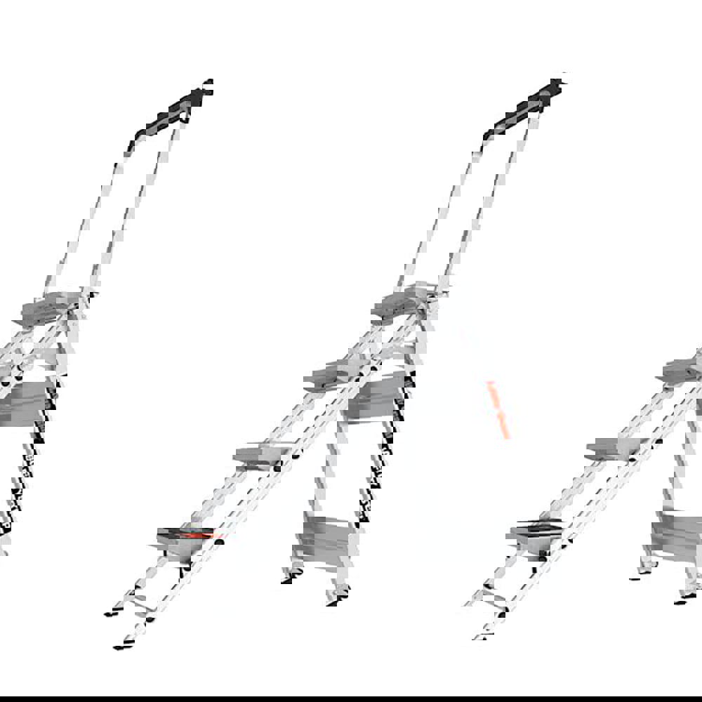 4-Step Aluminum Step Ladder: Type IA, 3' High