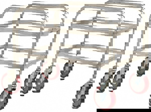 Tote Utility Cart: Aluminum, Gray