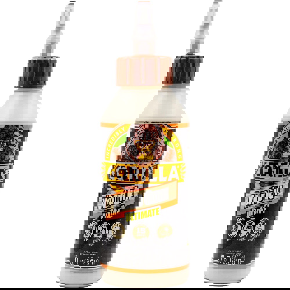 Glue; Glue Type: Wood Glue ; Container Size: 8 oz ; Container Type: Squeeze Bottle ; Working Time: 15 min ; Color: Natural ; Full Cure Time (Hours): 24.00