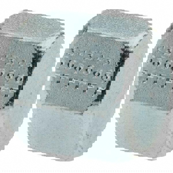 Steel Flared Tube Cap: 1/4