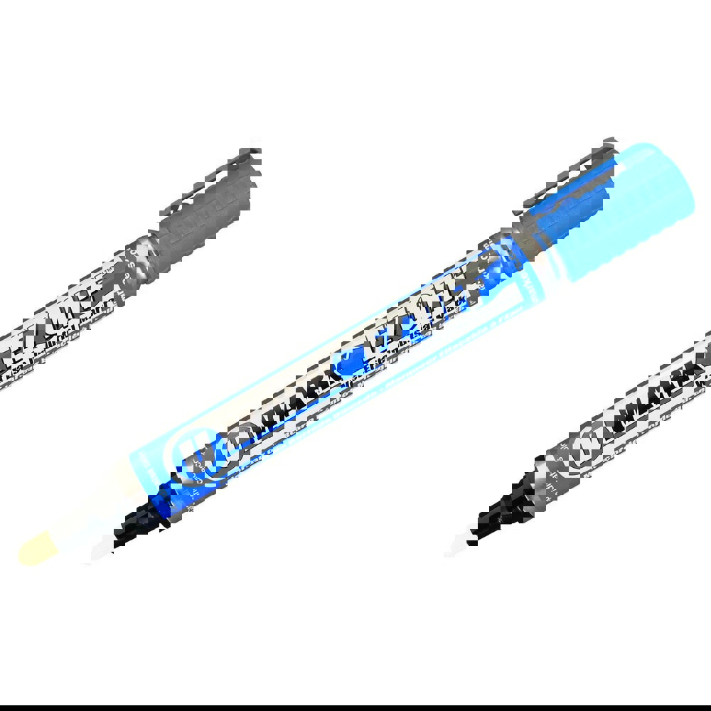 Markers & Paintsticks; Marker Type: Liquid Paint Marker; Tip Shape: Bullet; Chisel; Color: Blue; Ink Type: Alcohol Base; Tip Type: Reversible; Bullet; Chisel; For Use On: Glass; Tools; Plastic; Metal; Stroke Width (Fractional Inch): 13/64; Minimum Tempera