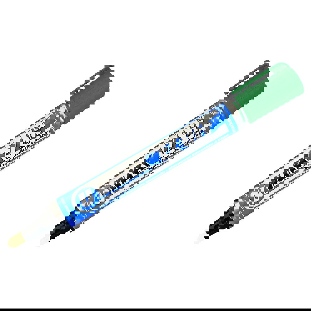 Markers & Paintsticks; Marker Type: Liquid Paint Marker; Tip Shape: Bullet; Chisel; Color: Green; Ink Type: Alcohol Base; Tip Type: Reversible; Bullet; Chisel; For Use On: Glass; Tools; Plastic; Metal; Stroke Width (Fractional Inch): 13/64; Minimum Temper