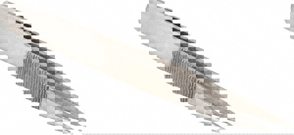 Precision Tweezer: AC-SS, Stainless Steel, Heavy Tip with Serrated Shank Tip, 4-3/8