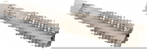 Straight Flute Tap: 7/16-14 UNC, 4 Flutes, Bottoming, 3B Class of Fit, High Speed Steel, Bright/Uncoated