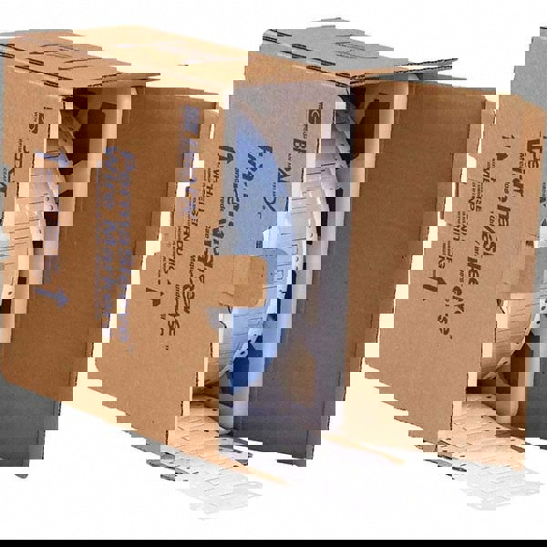 Label Maker Label: White, Polyolefin, 1-1/2