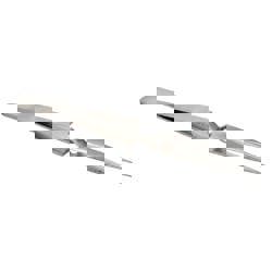 Reverse Action Tweezer: N0, Flat Tip, 4-1/2