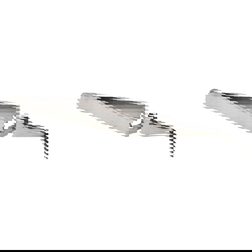 Reverse Action Tweezer: N7, Curved Tip, 4-11/32