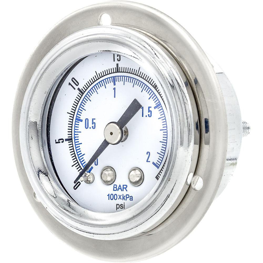 Pressure Gauges; Gauge Type: Utility Gauge ; Scale Type: Dual ; Accuracy (%): 3-2-3% ; Dial Type: Analog ; Thread Type: NPT ; Bourdon Tube Material: Bronze