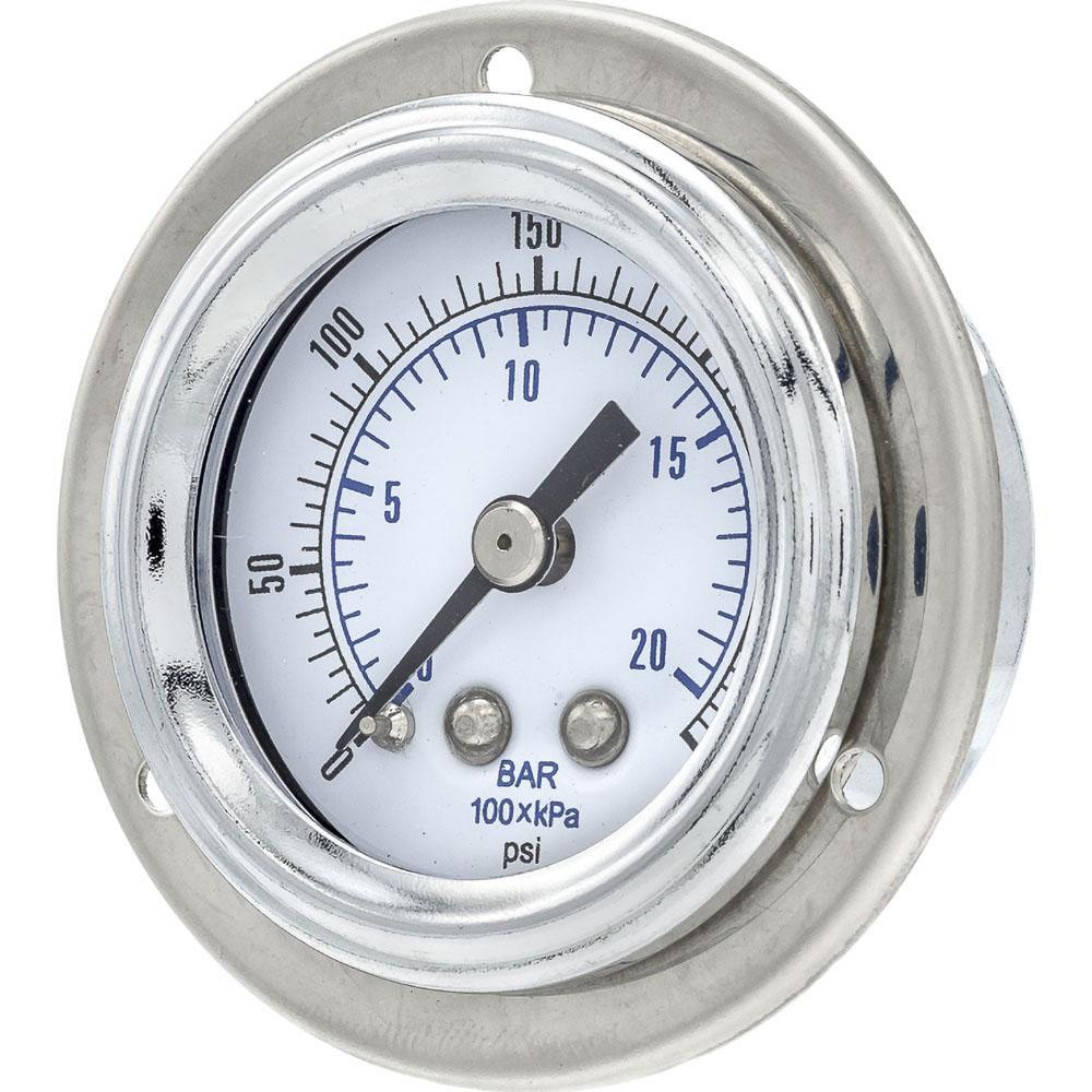 Pressure Gauges; Gauge Type: Utility Gauge ; Scale Type: Dual ; Accuracy (%): 3-2-3% ; Dial Type: Analog ; Thread Type: NPT ; Bourdon Tube Material: Bronze