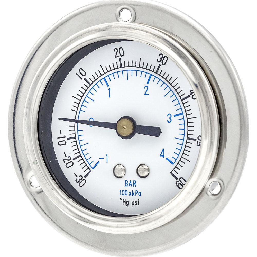 Pressure Gauges; Gauge Type: Utility Gauge ; Scale Type: Dual ; Accuracy (%): 3-2-3% ; Dial Type: Analog ; Thread Type: 1/4